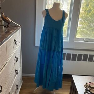 Magari Blue Sleeveless Dress